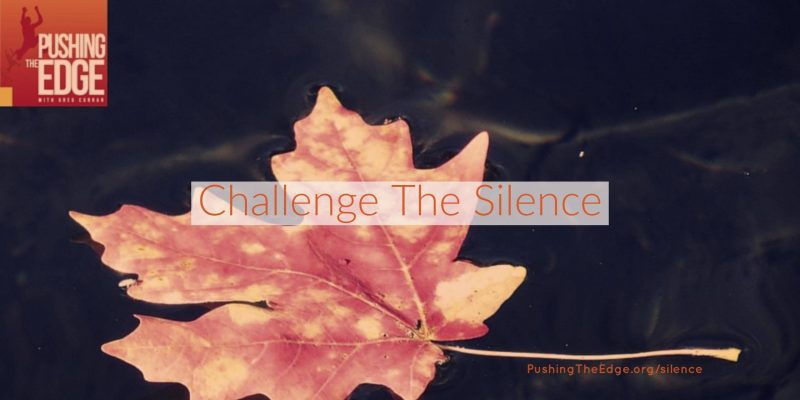 Challenge the silence (1) Challenge the silence