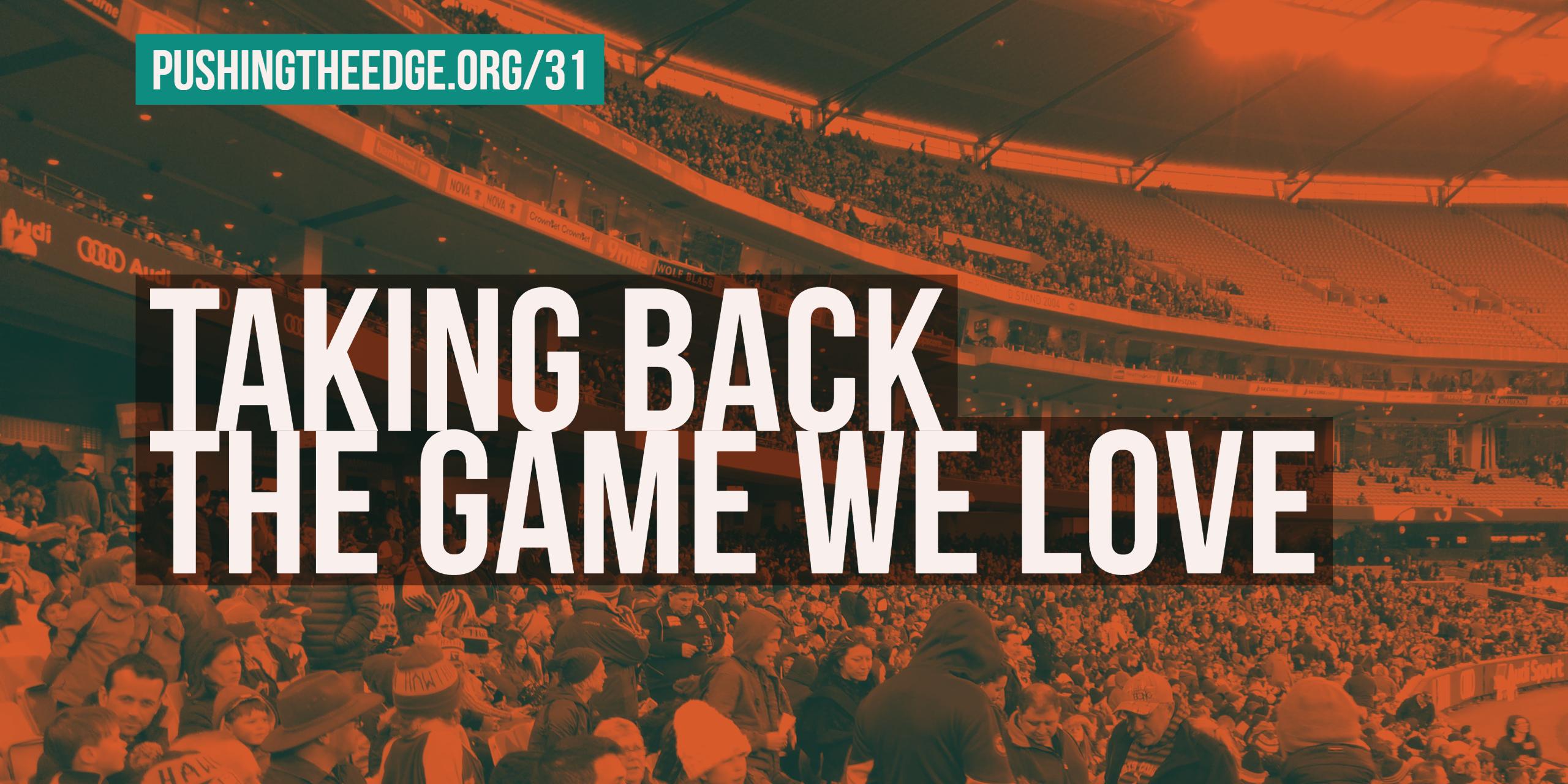 Taking back the game we love - Making Football More Welcoming with The Outer Sanctum